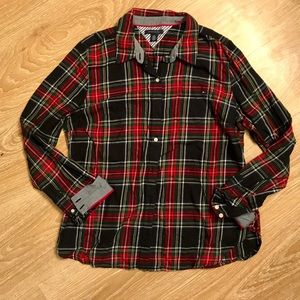 Tommy Hilfiger Plaid Button Up